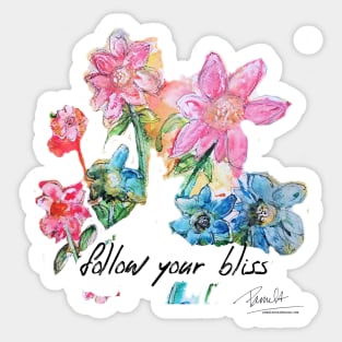 Follow Your Bliss Sticker